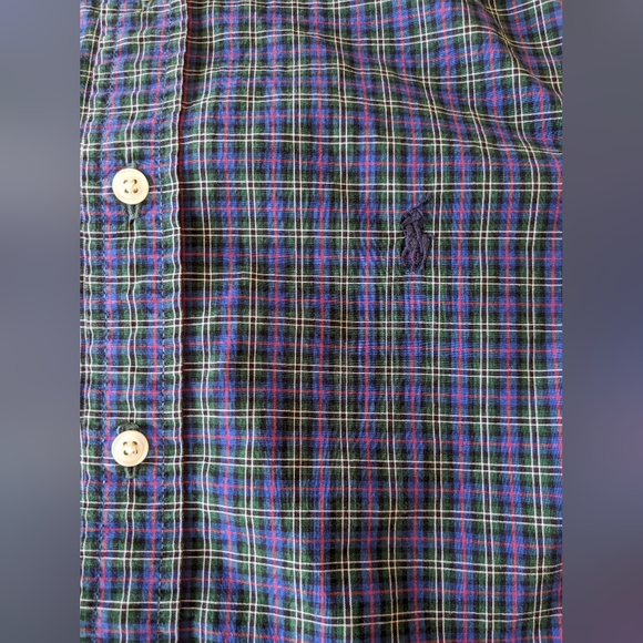 RALPH LAUREN Kid's Large (14-16) Plaid Shirt - Picture 3 of 5